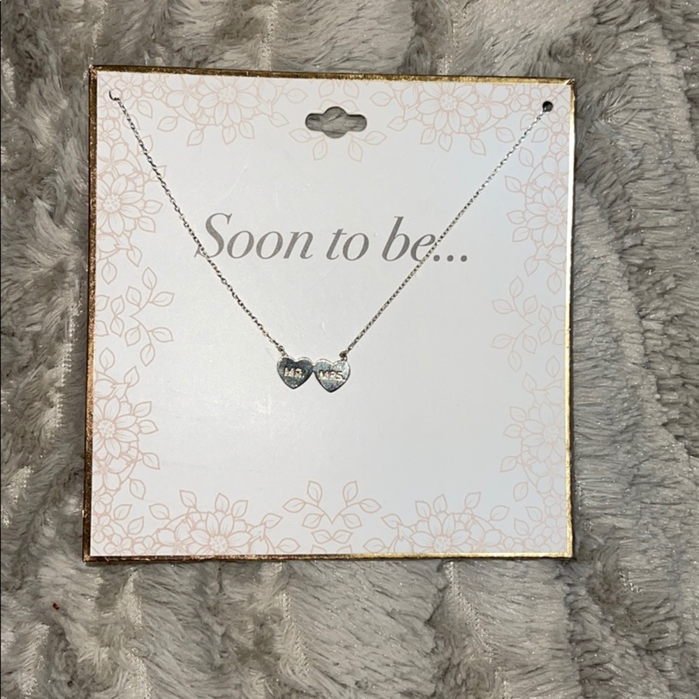 MR. & MRS. Heart Necklace